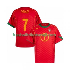 Fußballtrikots Portugal Figo 7 2004 Retro Kurzarm Heimtrikotsatz kaufen